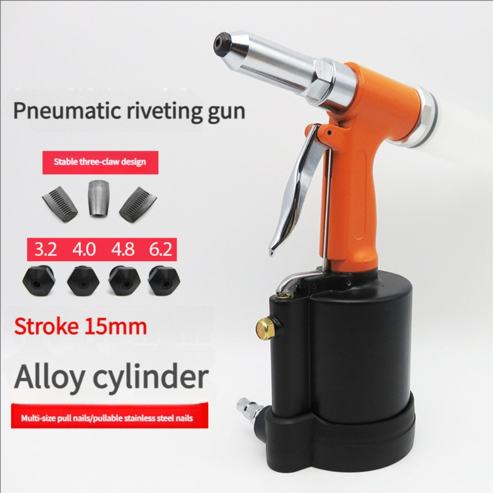 Rivet Gun Air - Pneumatisches Luftnietpistolen-Werkzeugsatz, mit 3,2 (1/8 Perox