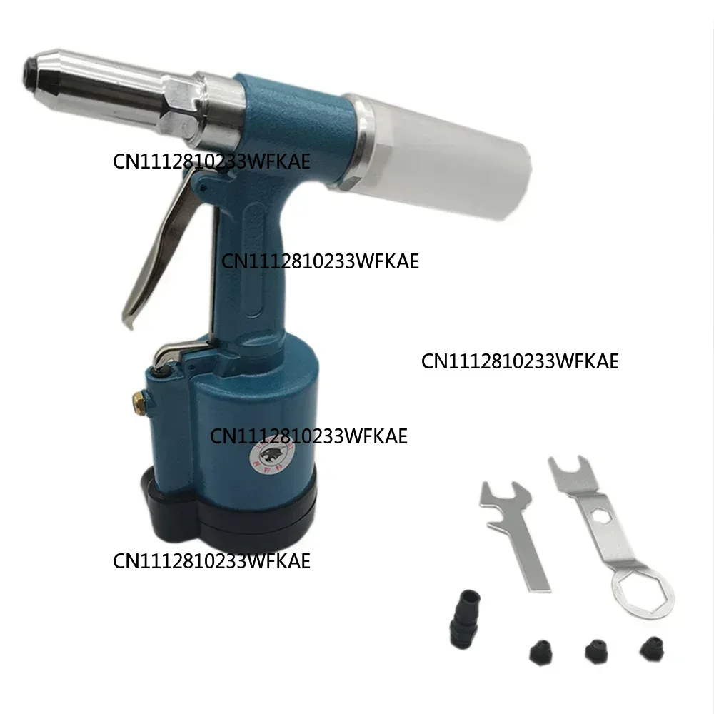 Rivet Gun Air - Pneumatische Lufthydraulische Pop-Nietpistole, Hochleistungs-Luftnietgerät, Halbstahl-Aluminium-Nieten 2,4-4,8