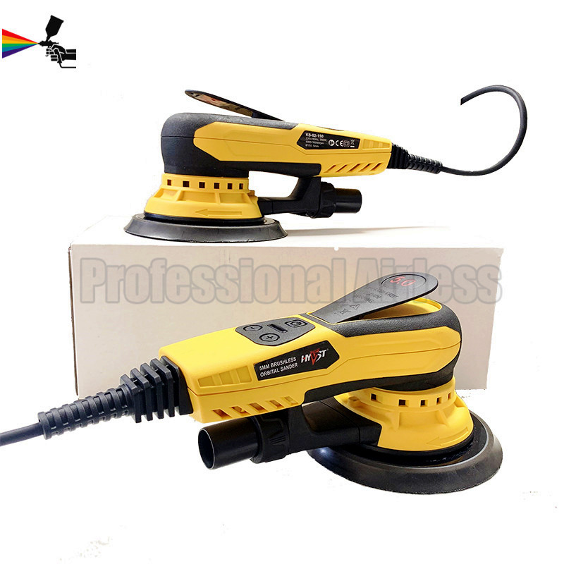 Orbital Polisher Da - HYVST 6-Zoll-Wandschleifmaschine, Exzentermotor, elektrischer Multifunktions-Vakuumkopf, Kitt