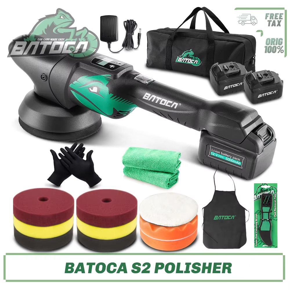 Orbital Polisher Da - Batoca S2 4.0Ah Kabelloser Auto-Polierer Set