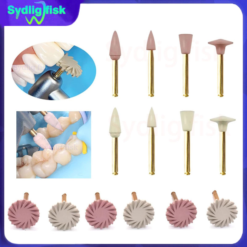 Orbital Polisher Da - 6/8pcs Dental Gummi polierer Verbund harz