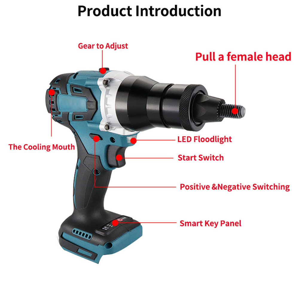 Elektrische Nietpistole, bürst – Rivet Gun Air Bewertung und Preis