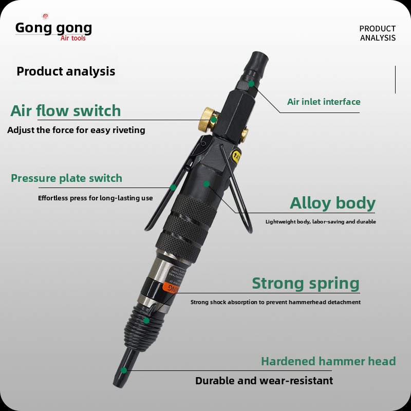 Gongke Pneumatische Mini-Nietp – Rivet Gun Air Bewertung und Preis
